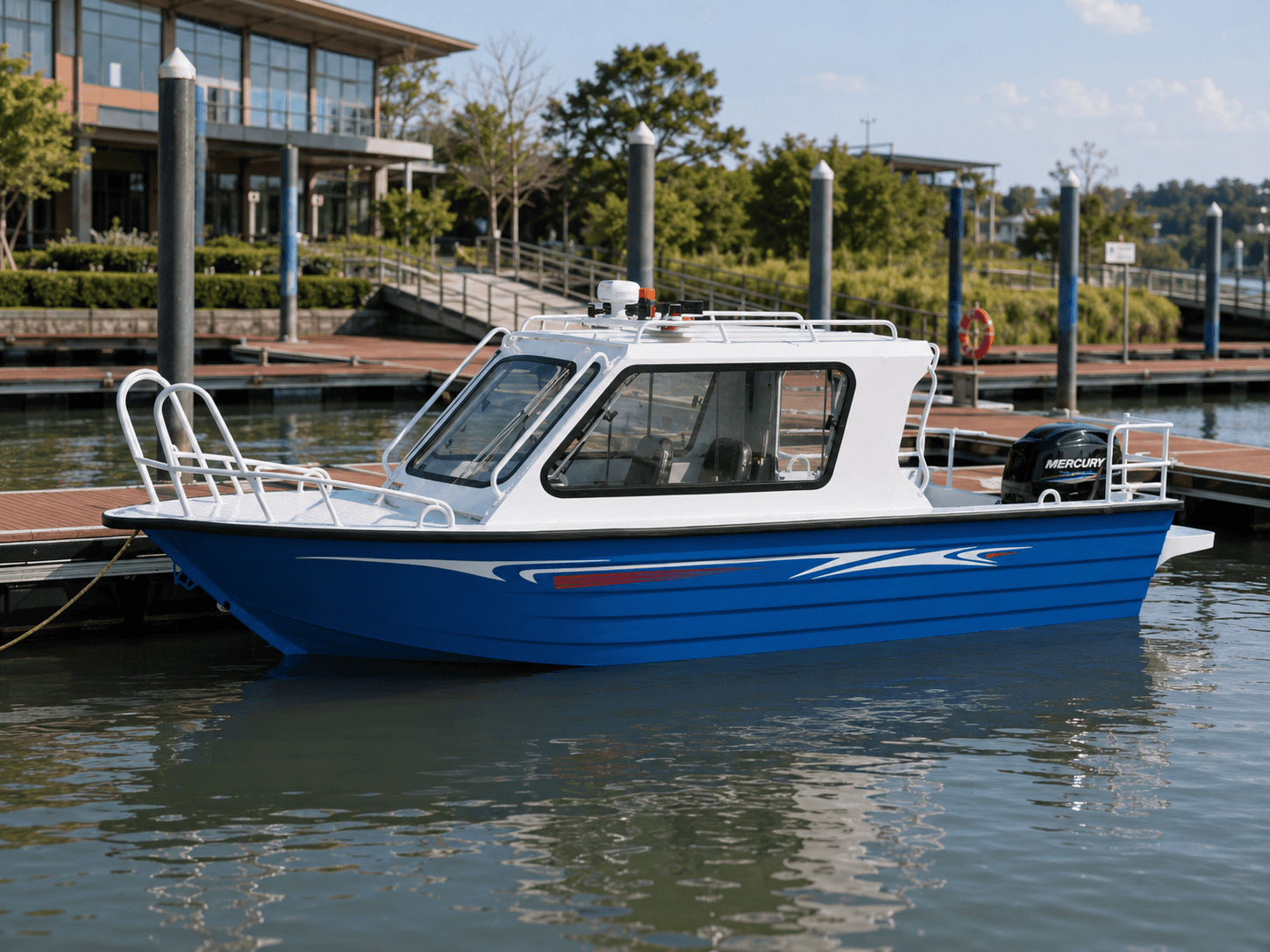 AL530B Half-Cabin Boat 2