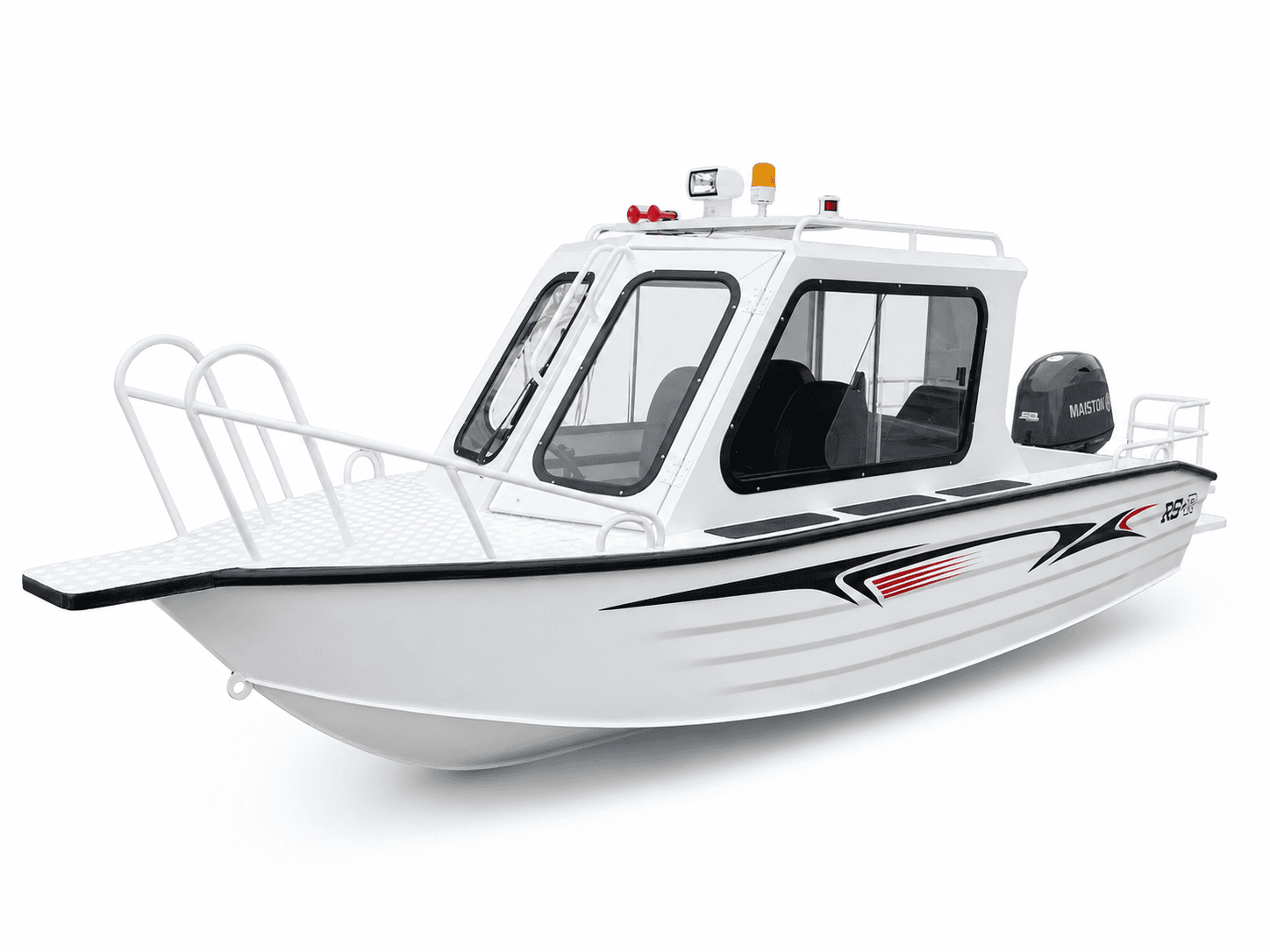 AL538W Half-Cabin Boat 2