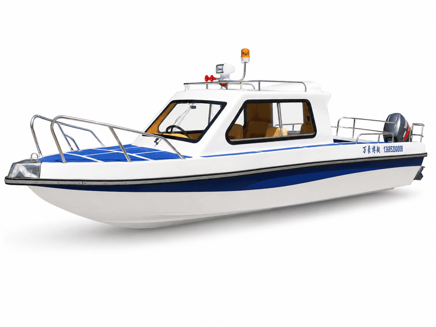 FG600-4 Half-Cabin Boat 5