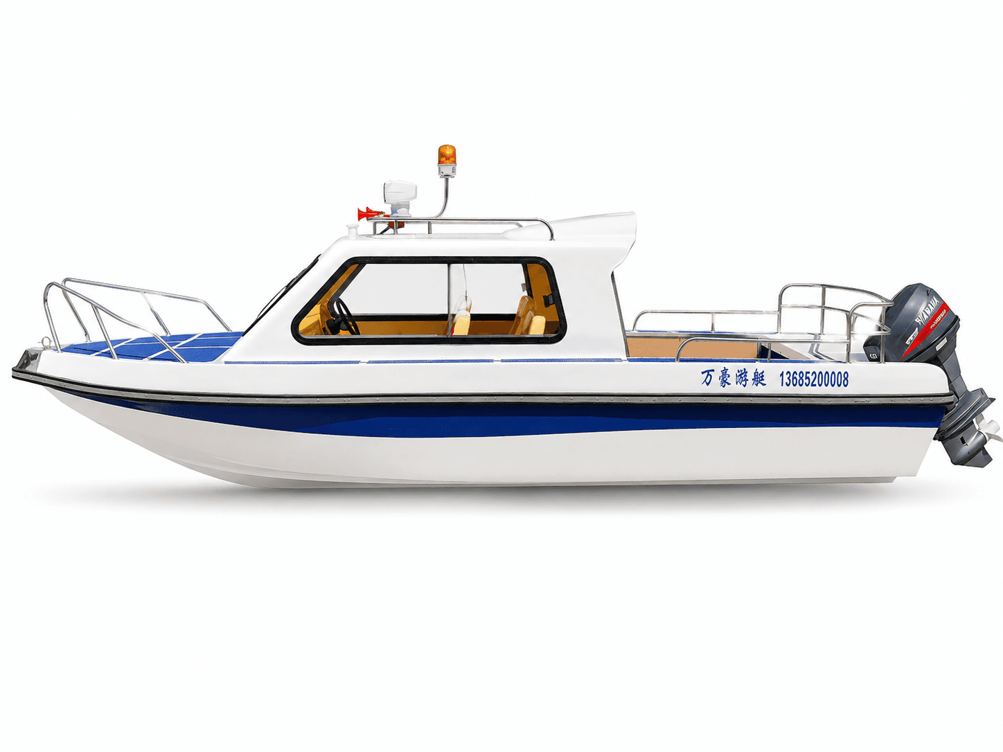 FG600-4 Half-Cabin Boat 6