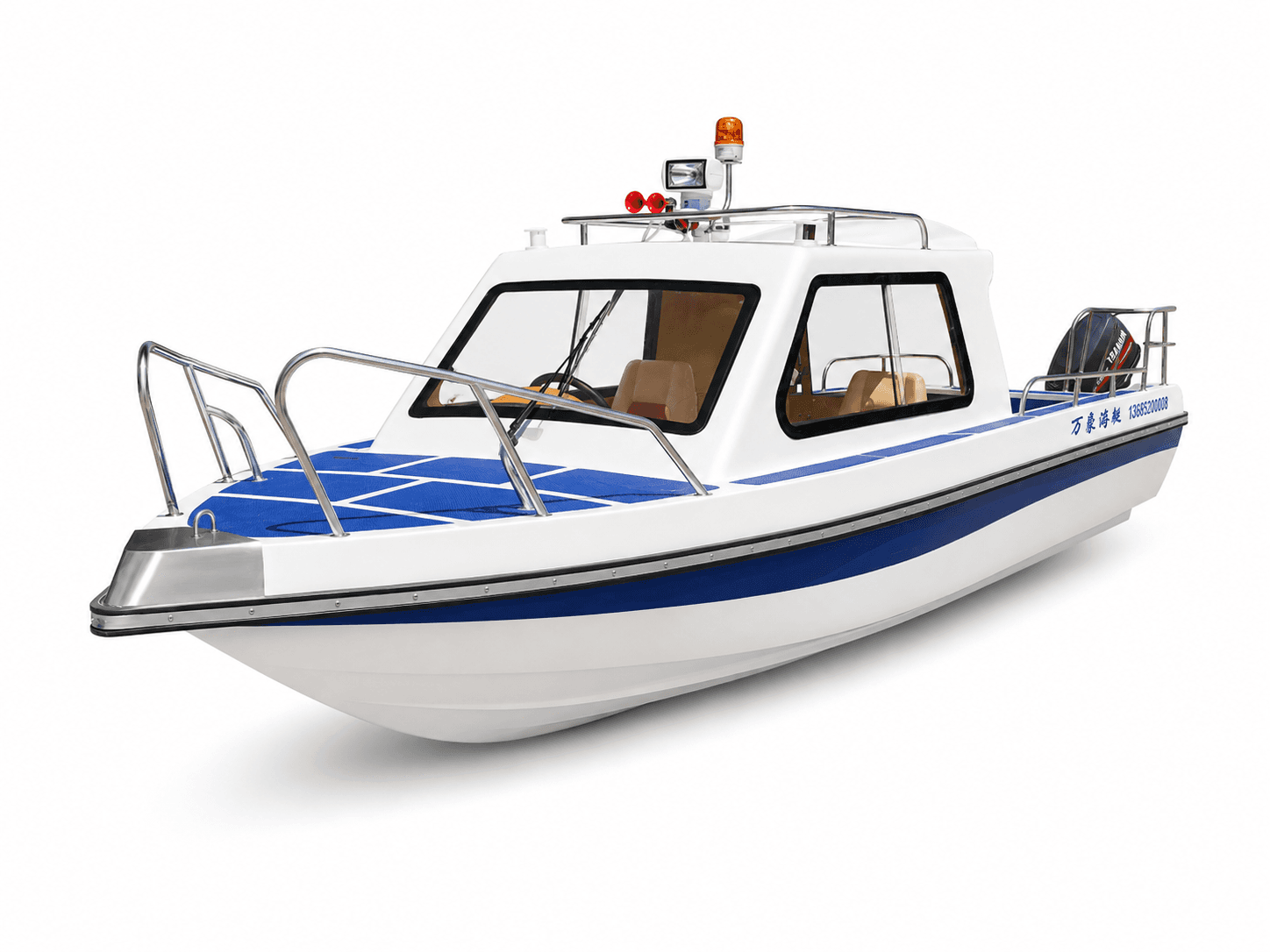 FG600-4 Half-Cabin Boat 7