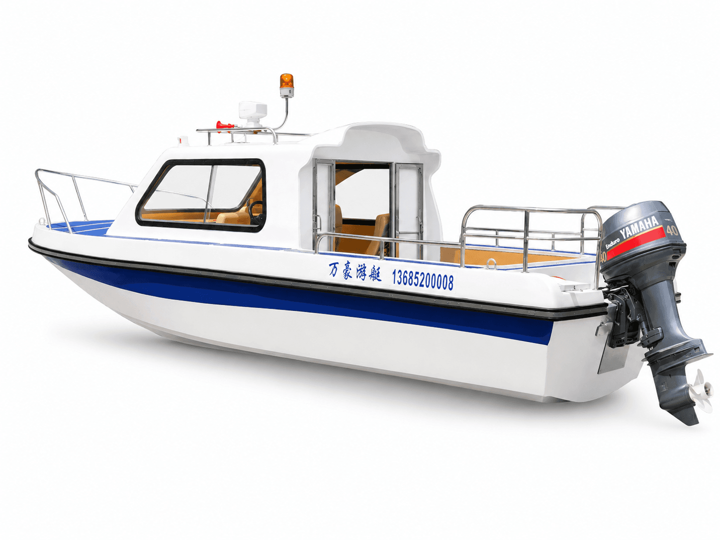 FG600-4 Half-Cabin Boat 8