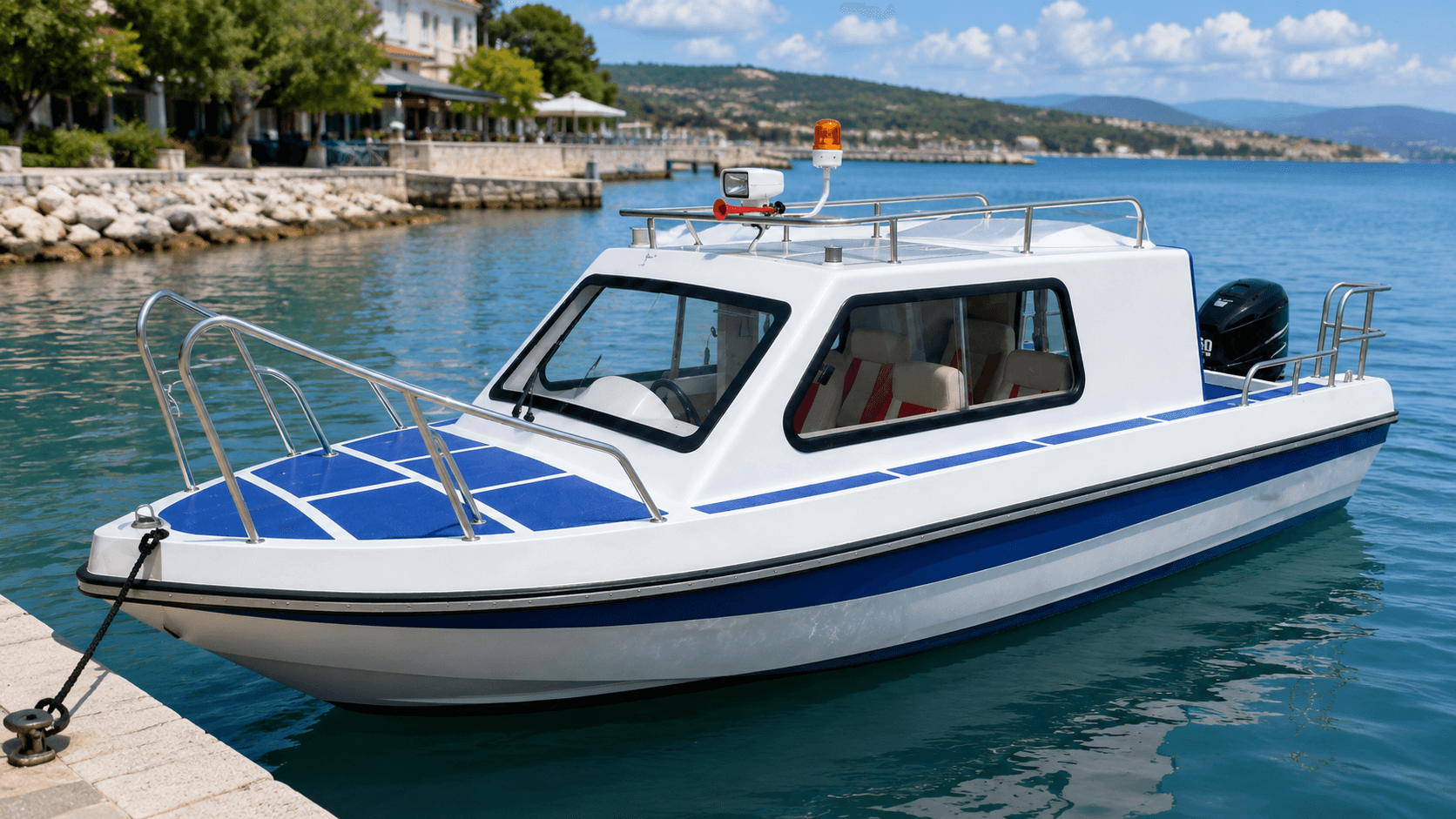 FG600-6 Half-Cabin Boat