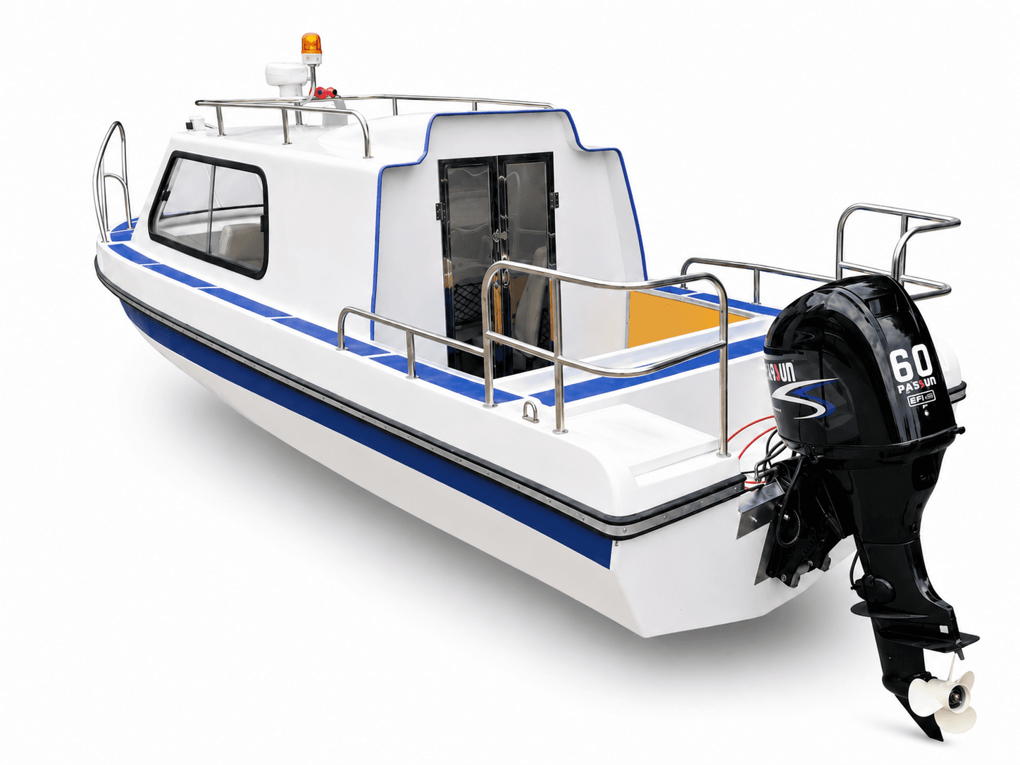 FG600-6 Half-Cabin Boat 2