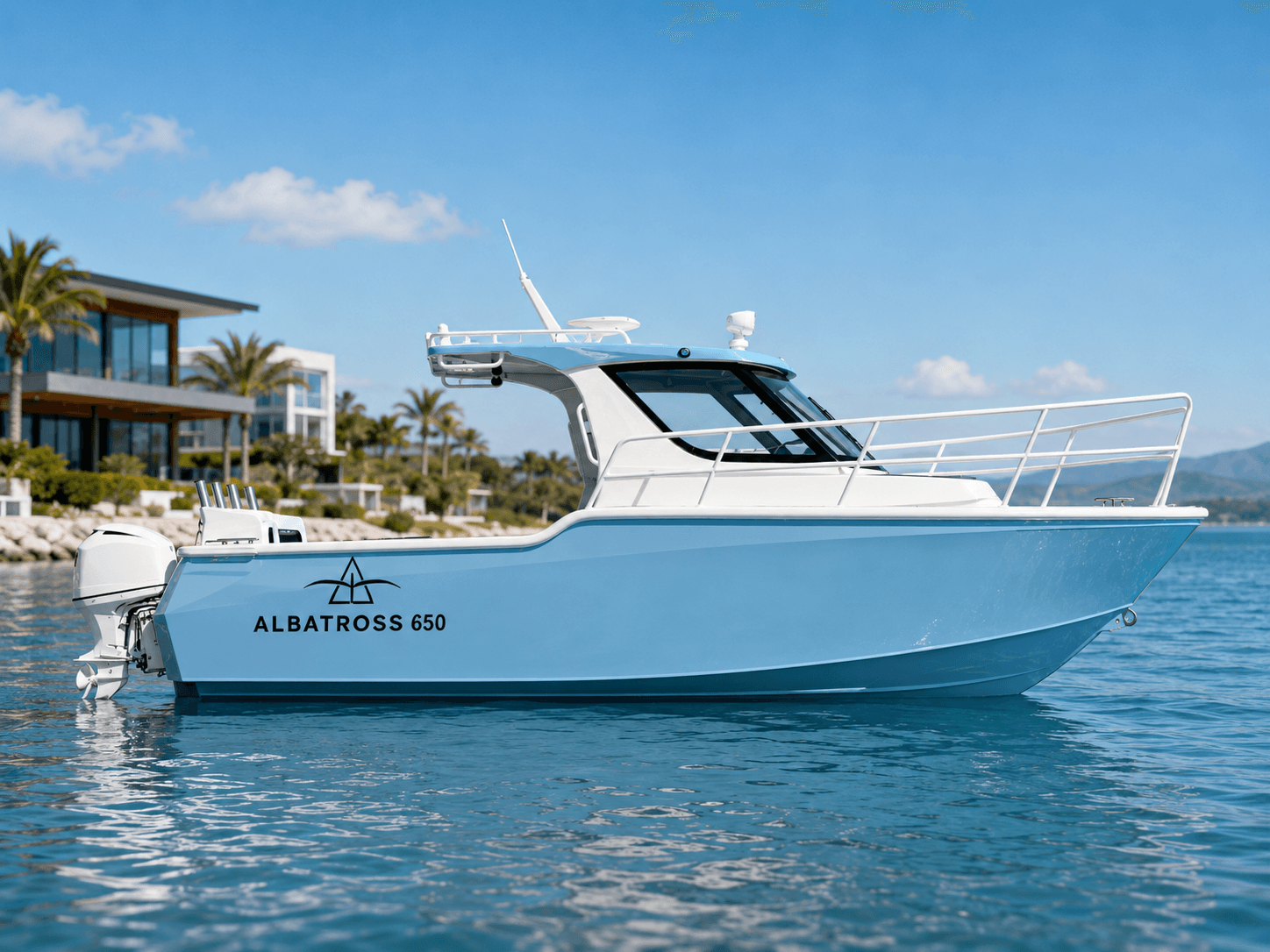 AL625 Cabin Fishing Boat 5