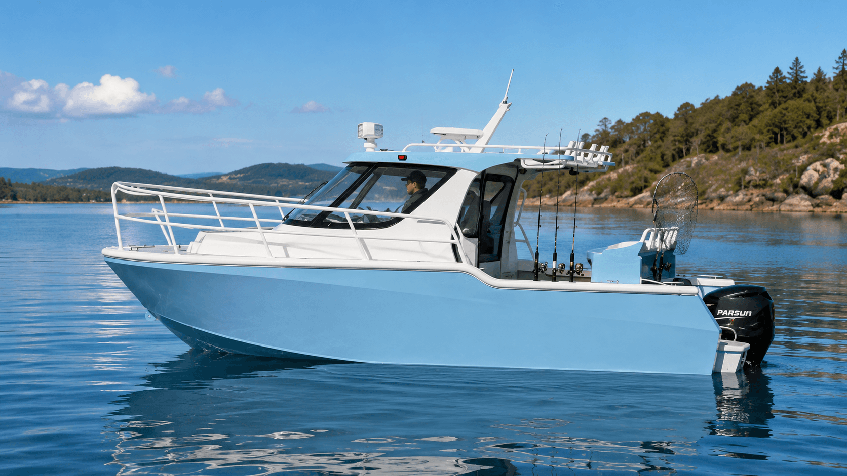 AL625 Cabin Fishing Boat 7