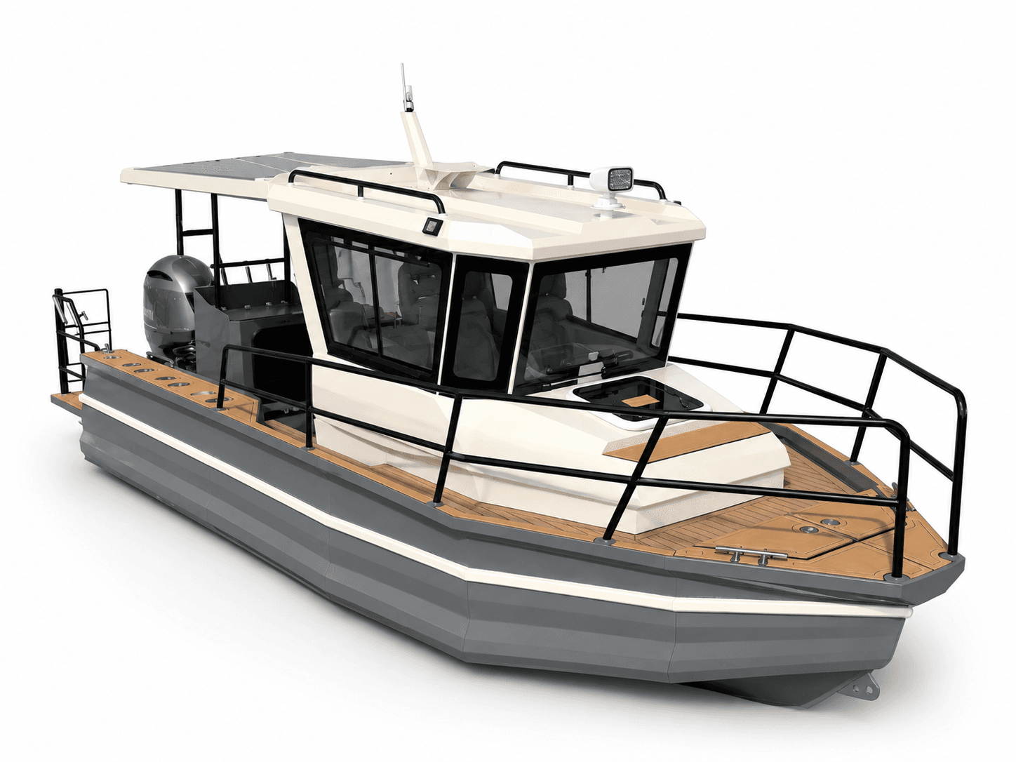 AL625 Pontoon Fishing Boat 5