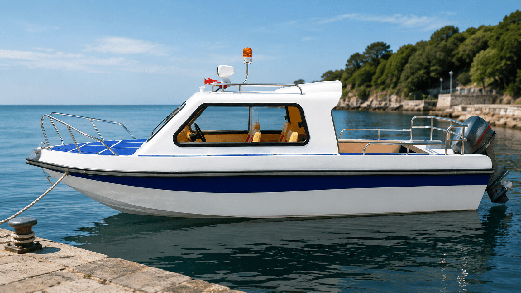 FG600-4 Half-Cabin Boat