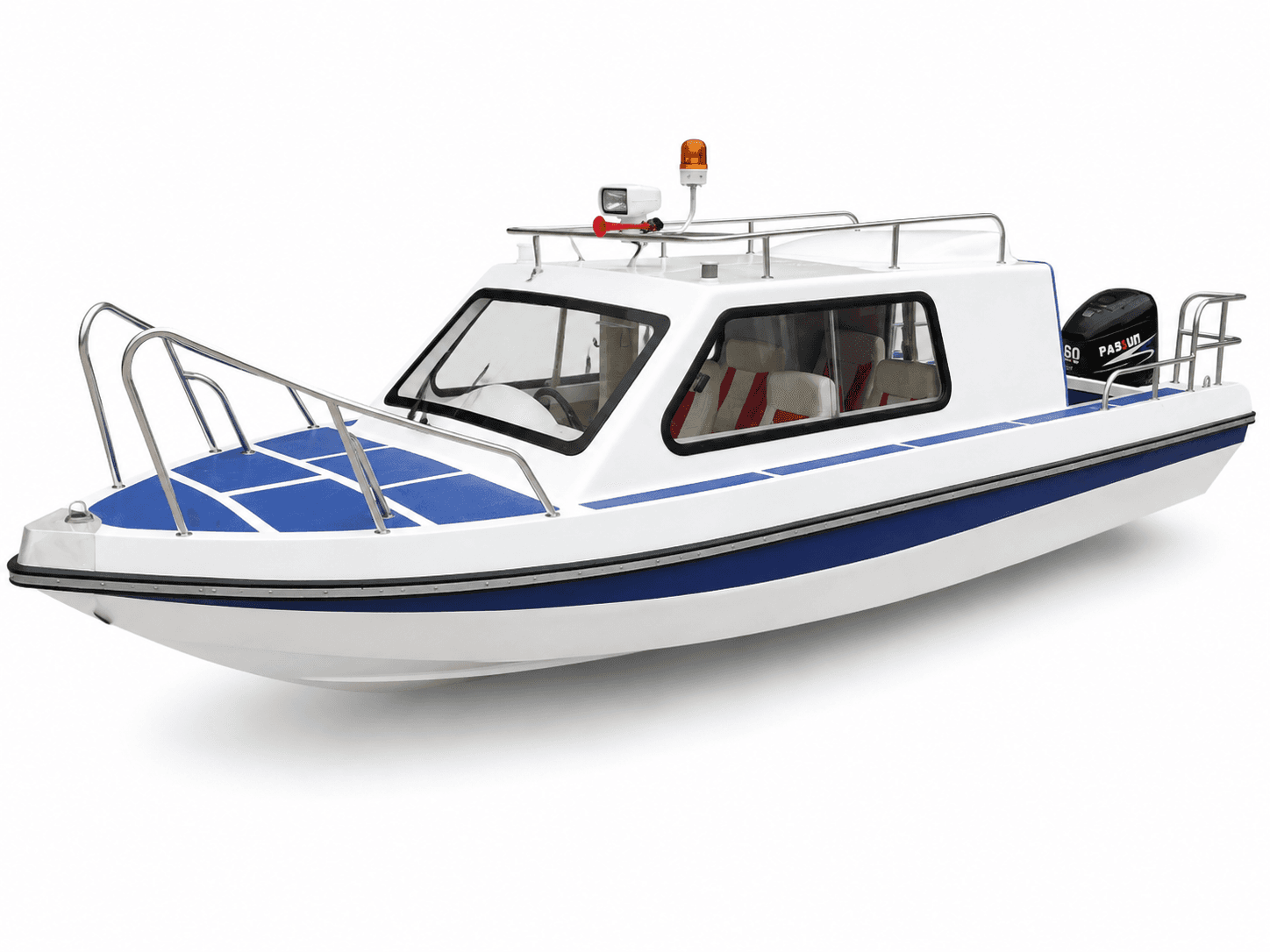 FG600-6 Half-Cabin Boat 8