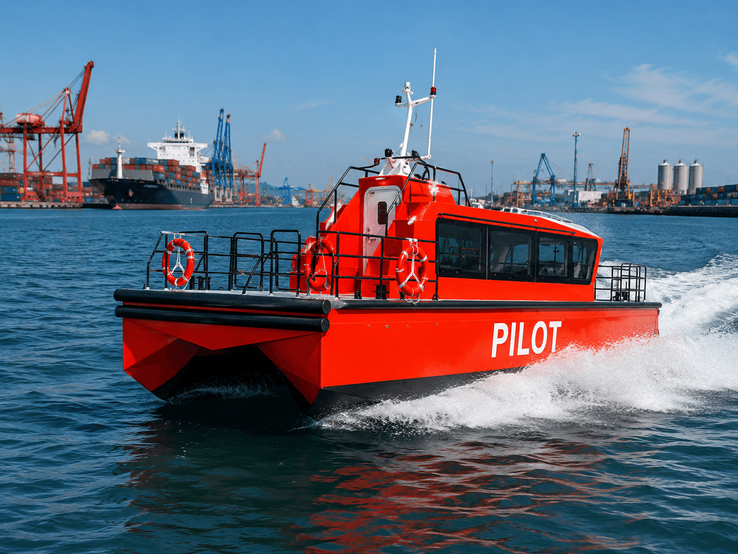 AL900 Catamaran Pilot Boat